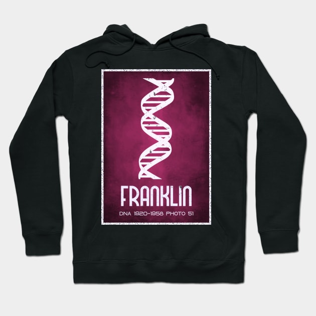 Rosalind Franklin Photo 51 DNA Crystallisation Hoodie by labstud